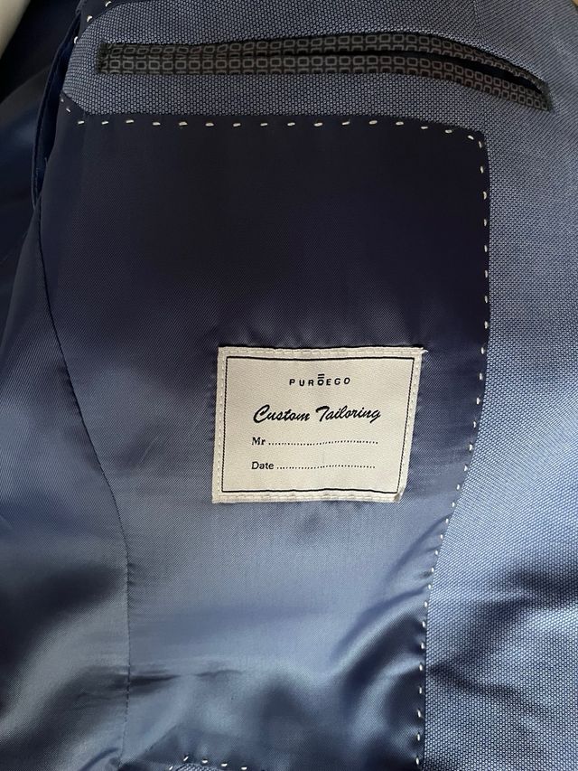 Traje Puro Ego azul. Talla 44/37