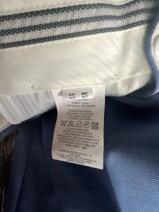 Traje Puro Ego azul. Talla 44/37