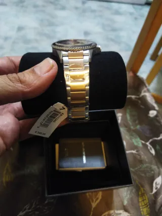 Reloj Emporio Armani Hombre Negro/Gris