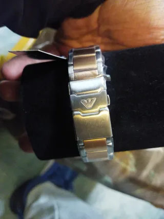 Reloj Emporio Armani Hombre Negro/Gris