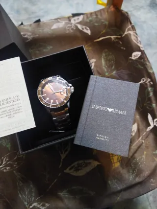 Reloj Emporio Armani Hombre Negro/Gris