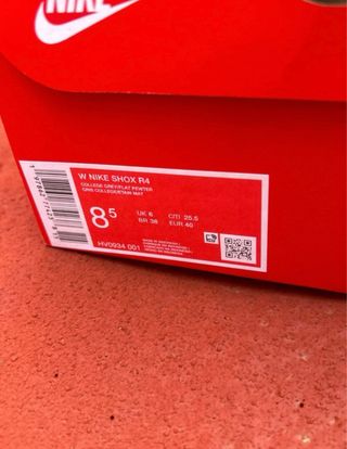 Nike Shox R4 Gris Plata