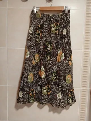 Falda Camaiu Talla 40 Estampada