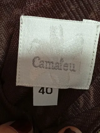 Falda Camaiu Talla 40 Estampada