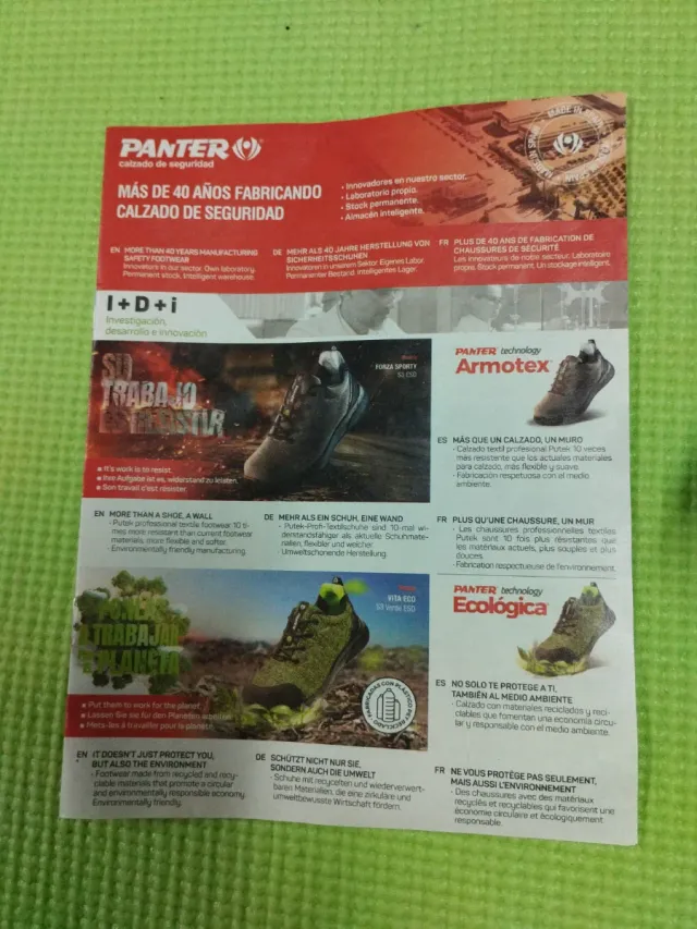 Calzado de seguridad Boomerang Talla 41