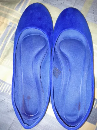 Parisinas Azul Talla 41 (hace a 40) como nuevas