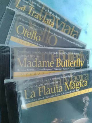 Lote 8 CDs Óperas Universales Clásicas