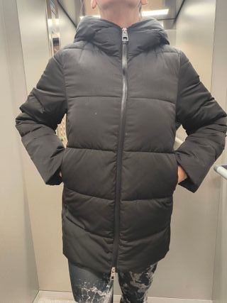 Abrigo acolchado Mango negro