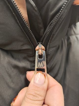 Abrigo acolchado Mango negro