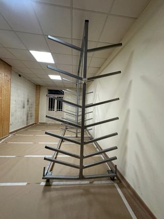 Carrito Rack móvil para tablas de surf canoas