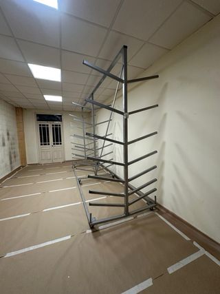 Carrito Rack móvil para tablas de surf canoas