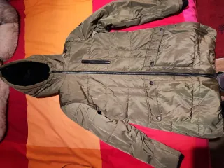 Abrigo plumífero niña 14-15 años verde caza