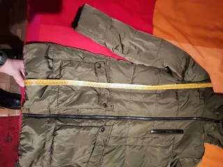 Abrigo plumífero niña 14-15 años verde caza