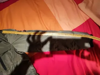 Abrigo plumífero niña 14-15 años verde caza