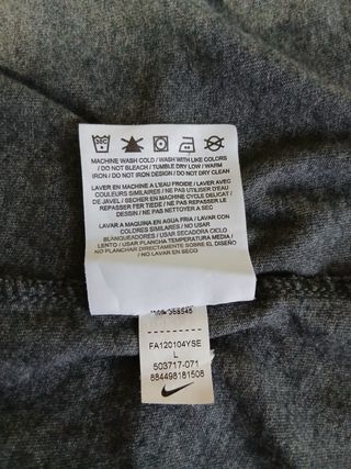 nike air force 1 tshirt size L grey