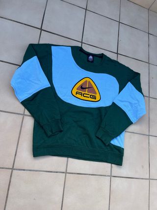Sudadera Nike ACG Verde y Azul