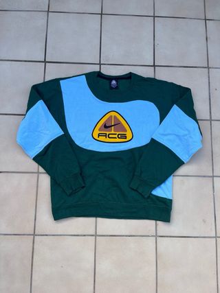Sudadera Nike ACG Verde y Azul