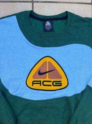 Sudadera Nike ACG Verde y Azul