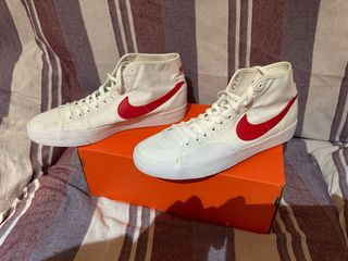 Nike SB Blazer Court Mid Premium Blanco/Rojo