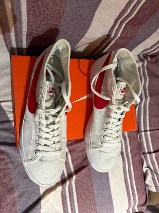 Nike SB Blazer Court Mid Premium Blanco/Rojo