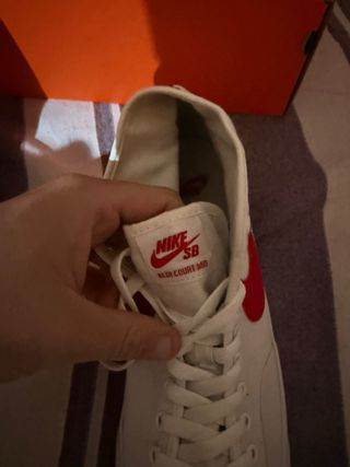 Nike SB Blazer Court Mid Premium Blanco/Rojo