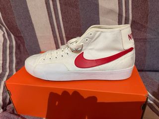 Nike SB Blazer Court Mid Premium Blanco/Rojo