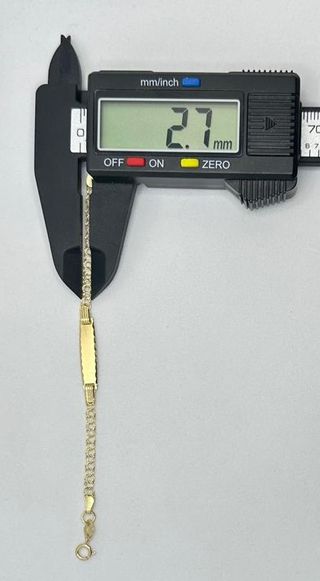 Esclava Niño de oro de 18k, 1.75 g, 11.5 cm.