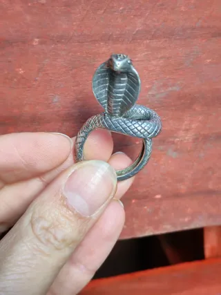 Anello Serpente Cobra Argento 925 Marcassiti