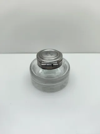Tintero antiguo de cristal