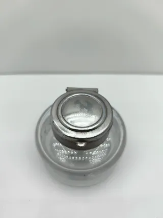 Tintero antiguo de cristal