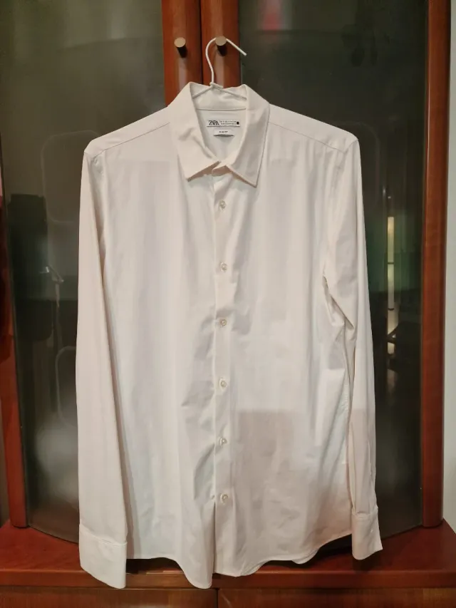 Camisa Zara Talla S Blanca