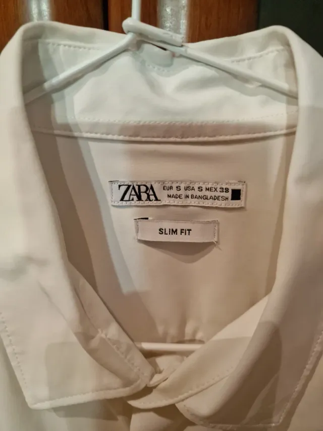 Camisa Zara Talla S Blanca