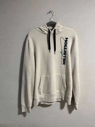 Sudadera Hollister Beige con Logo