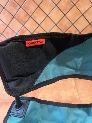 Silla Plegable Quechua Azul y Negra
