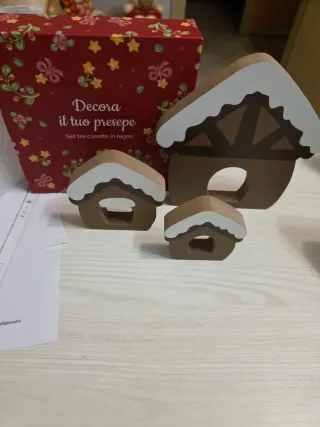 Set 3 casette in legno Thun