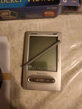 Casio Pocket Viewer PV-5460 PV-5660 Plata