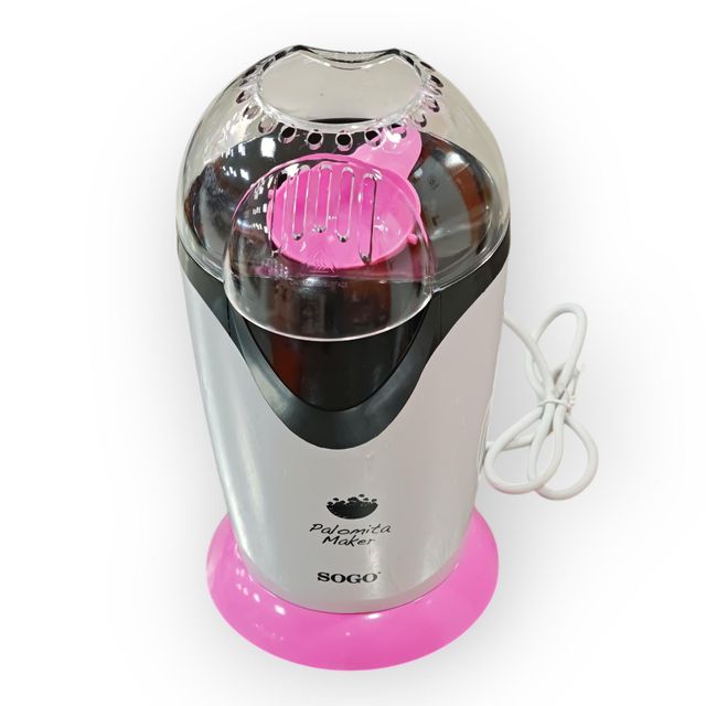 MACCHINA POPCORN SOGO BIANCA CON SCATOLA