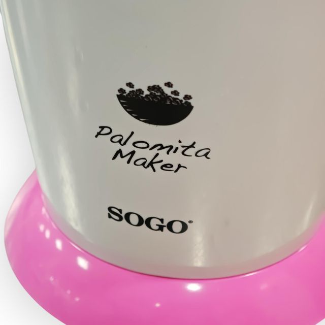 MACCHINA POPCORN SOGO BIANCA CON SCATOLA