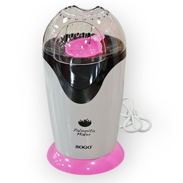 MACCHINA POPCORN SOGO BIANCA CON SCATOLA