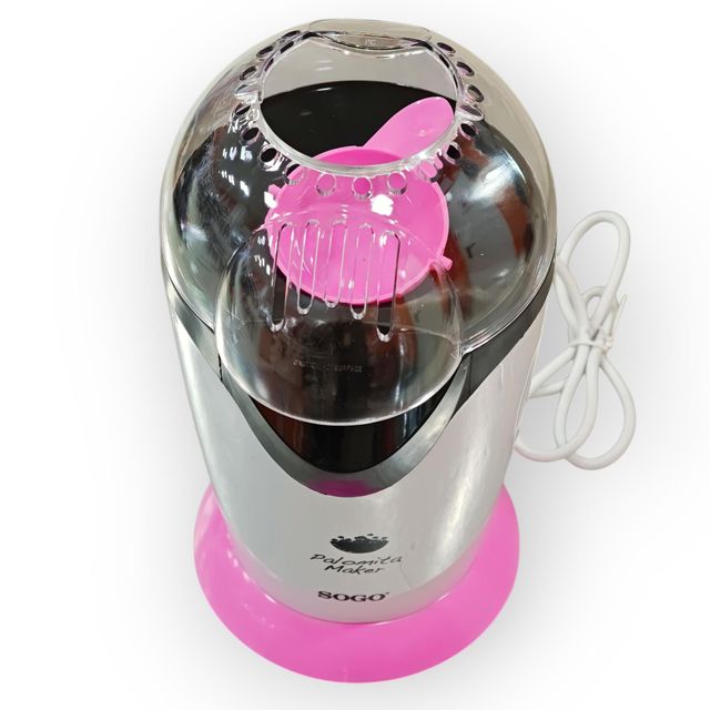 MACCHINA POPCORN SOGO BIANCA CON SCATOLA