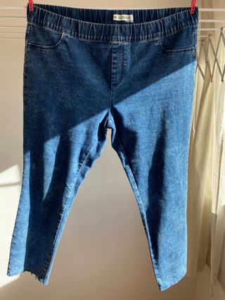 Pantalón vaquero tipo malla Kiabi Talla XXL