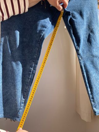 Pantalón vaquero tipo malla Kiabi Talla XXL