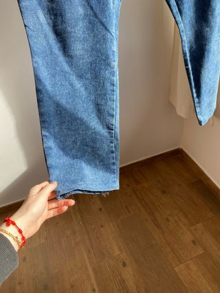 Pantalón vaquero tipo malla Kiabi Talla XXL