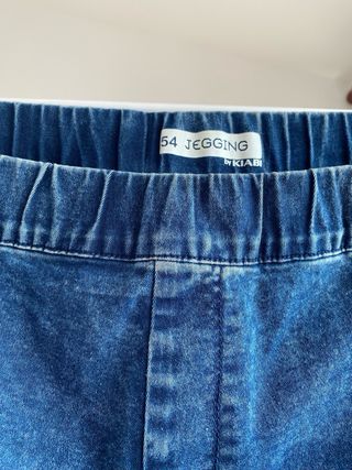 Pantalón vaquero tipo malla Kiabi Talla XXL