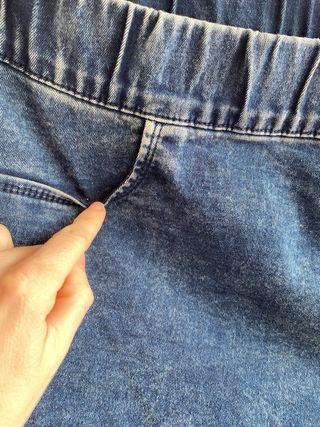 Pantalón vaquero tipo malla Kiabi Talla XXL