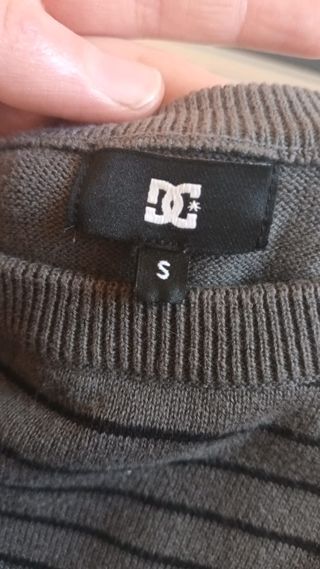 Jersey DC Rayas Grises y Negras