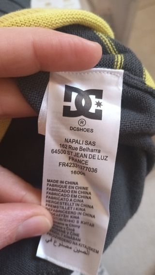 Jersey DC Rayas Grises y Negras