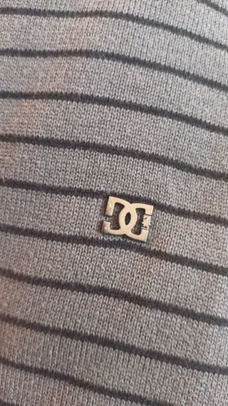 Jersey DC Rayas Grises y Negras