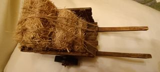 Maqueta Belén Carro con Barriles