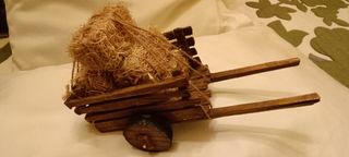 Maqueta Belén Carro con Barriles